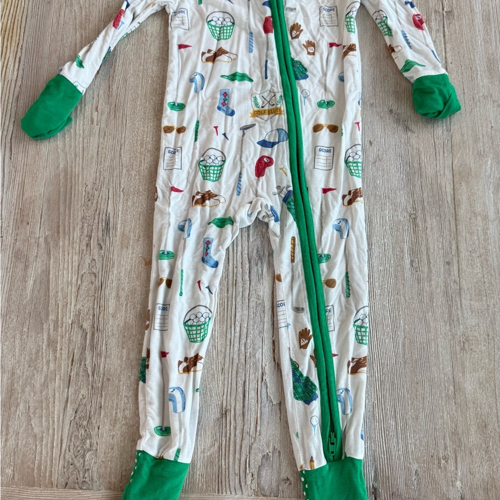 Kids Golf-Themed One Piece Pajamas Angel Dear Size 12-18M